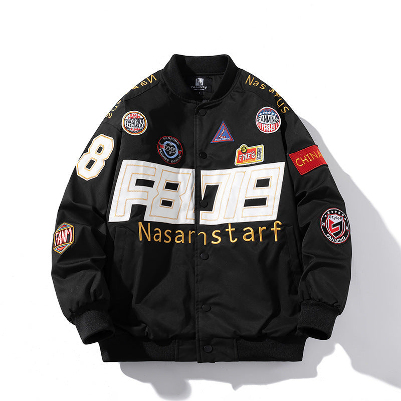 Racing Suit Tchik Motocycle Jacket Emboiserez Baseball