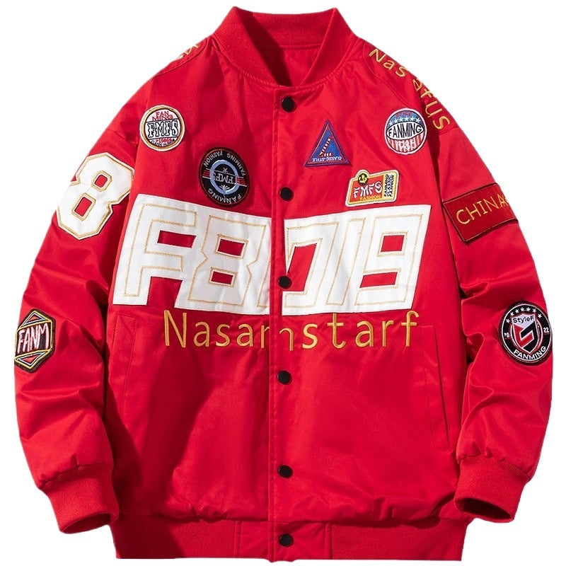Racing Suit Tchik Motocycle Jacket Emboiserez Baseball