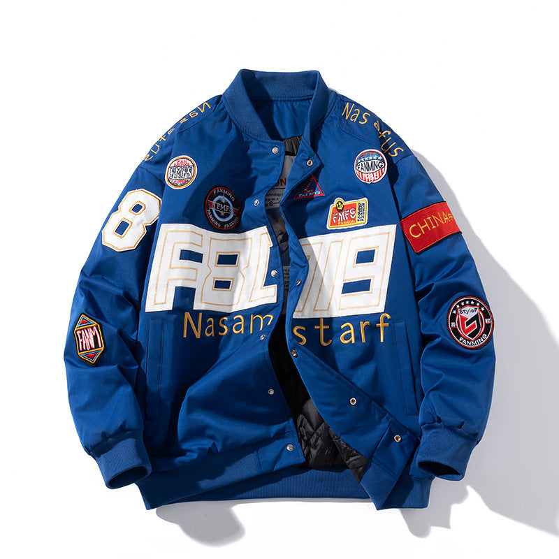 Racing Suit Tchik Motocycle Jacket Emboiserez Baseball
